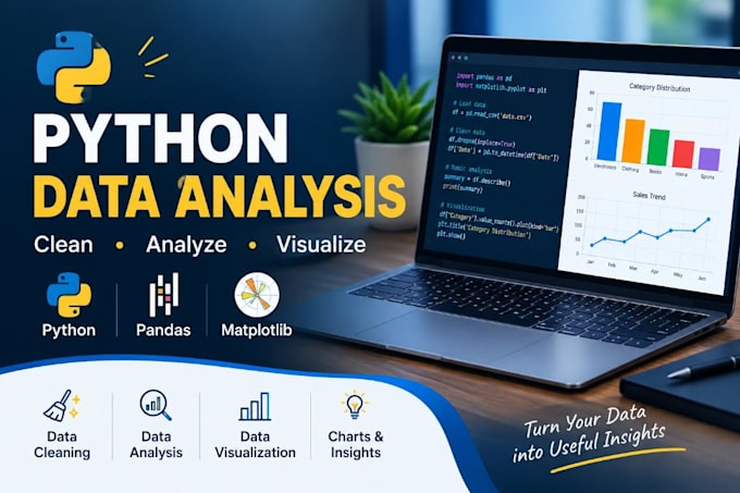 data analysis and data visualization using python and sql