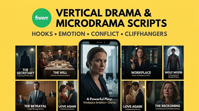 write engaging vertical drama and microdrama scripts