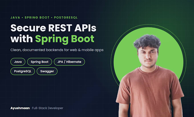 develop a secure rest API backend with java spring boot