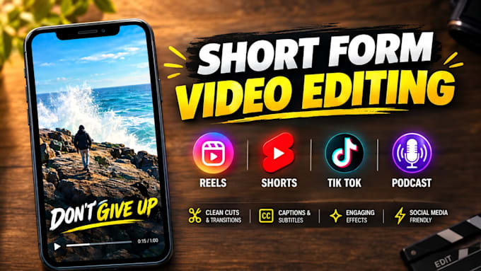 edit engaging reels and podcast clips