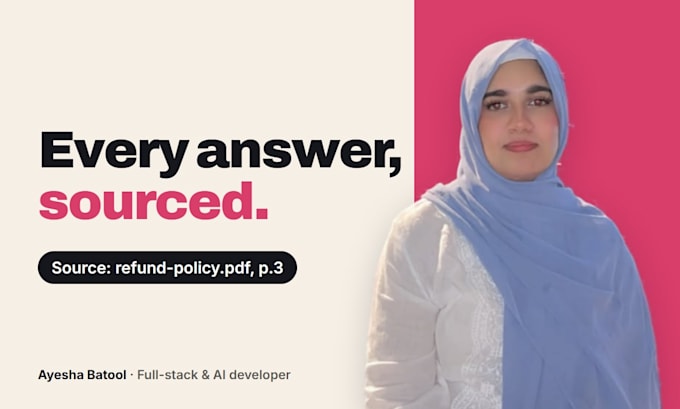 build a rag chatbot that answers from your pdfs and documents