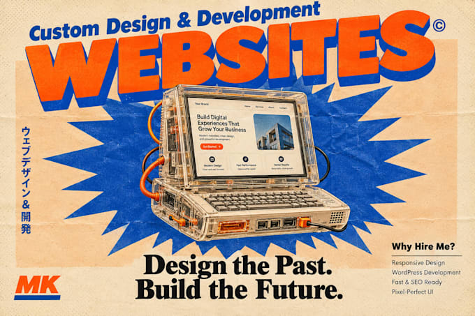 design a custom wordpress portfolio website with elementor