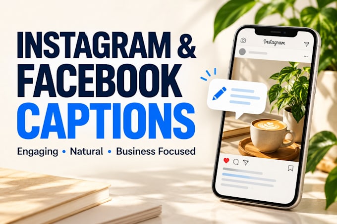 write engaging instagram and facebook captions for your business
