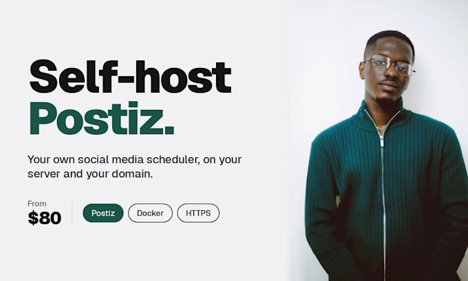 set up a self hosted postiz social media scheduler