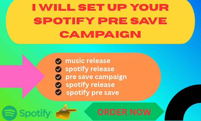 set up your spotify pre save campaign