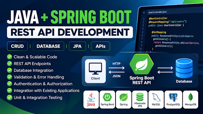 create a java spring boot rest API