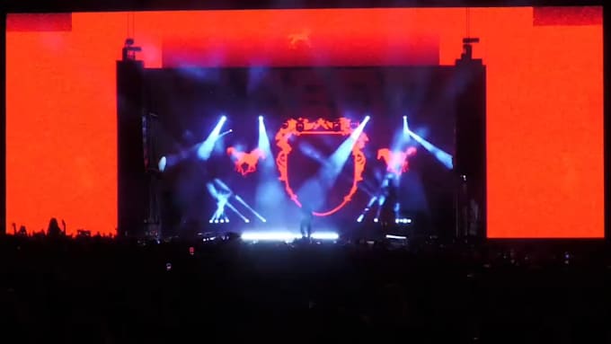 create vj loops concert stage show led wall dj visual led screen animation