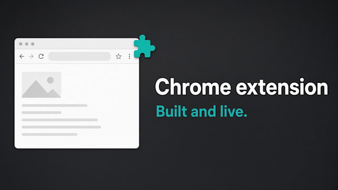 build a custom chrome extension