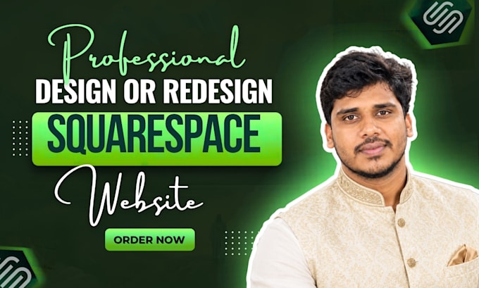 design or redesign squarespace website, build squarespace website development
