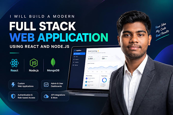 build a modern full stack web application using react nodejs