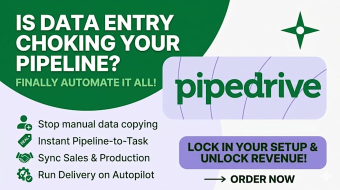 integrate monday com, clickup, pipedrive crm for sales growth and automations