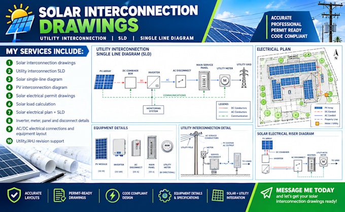 solar interconnection drawings utility interconnection sld solar single line