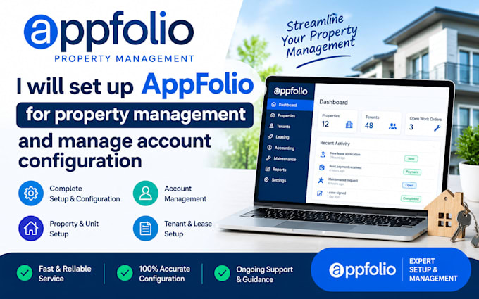 setup appfolio for property manager and manage account configuration