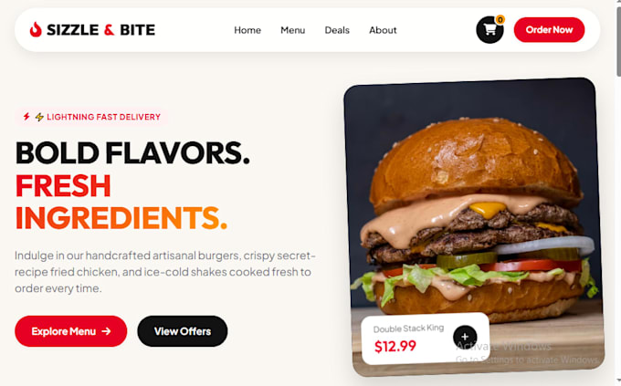 setup your restaurant website