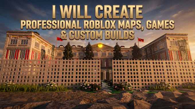 create professional roblox maps games and custom builds