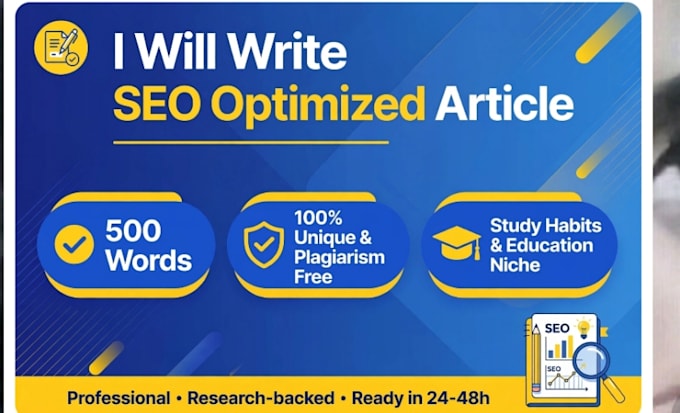 write SEO article on study habits and student productivity