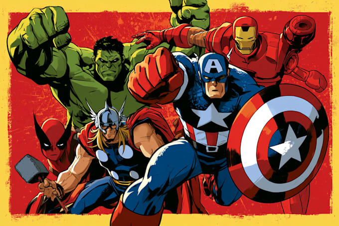 comic book illustration with comic book illustrator