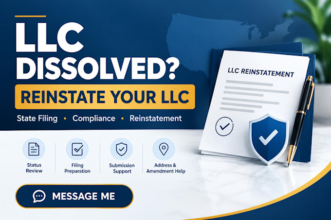 do llc reinstatement, llc amendment, llc dissolution and llc address change