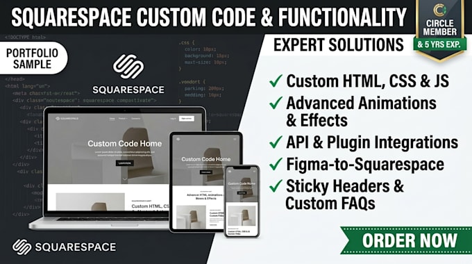 squarespace custom code, customize squarespace website, squarespace custom code