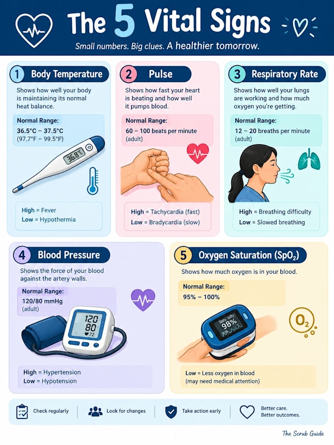 design nursing educational posters and medical infographics