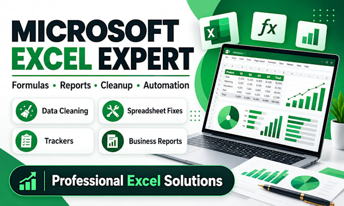 create, fix, automate or improve your microsoft excel spreadsheet