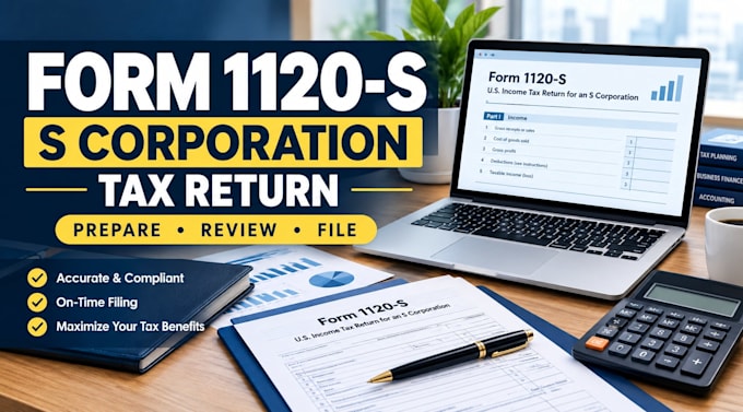 prepare and file form 1120s s corporation tax return