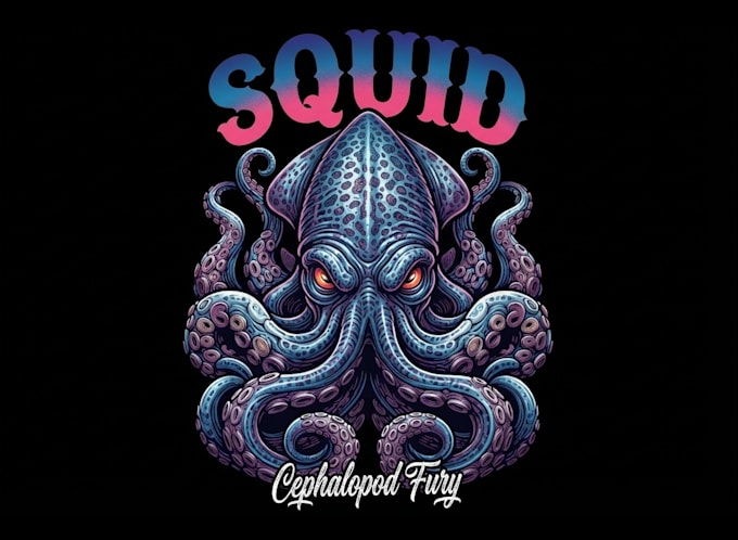 make jellyfish octopus logo design with my own creativity