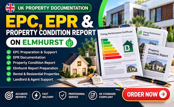 prepare epc epr and property condition report on elmhurst