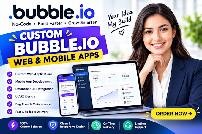 turn your saas idea into a working bubble mvp fix  improve your bubble web app