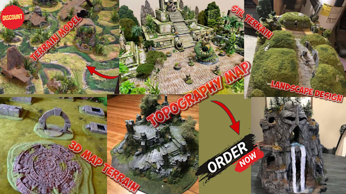 reate realistic 3d terrain maps and stl topography models