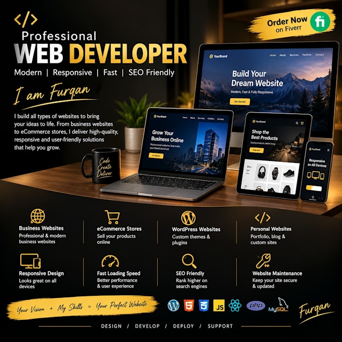 build a responsive and modern website