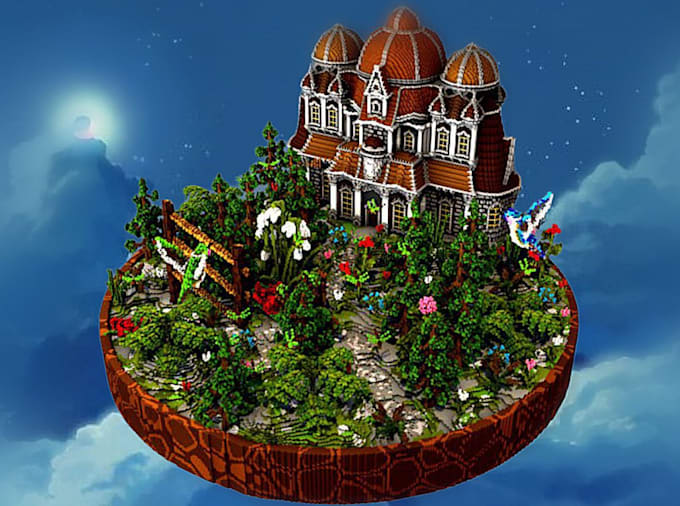 build a custom minecraft spawn and hub map