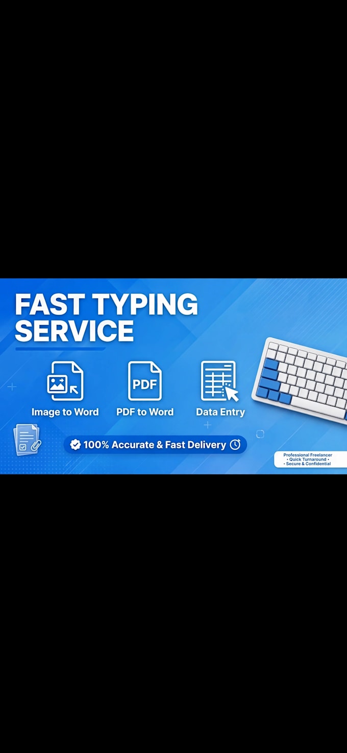 retype image to word, pdf to word and fast typing