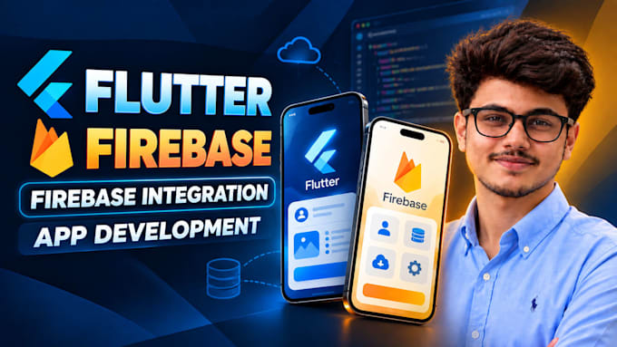 develop flutter mobile apps with firebase integration