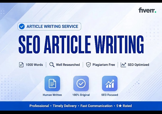 do accurate SEO writing and blog writing