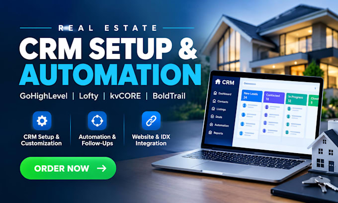 setup real estate crm gohighlevel crm lofty crm kvcore boldtrail lofty ghl crm