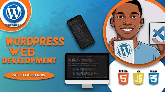 develop a visually striking, fully functional website