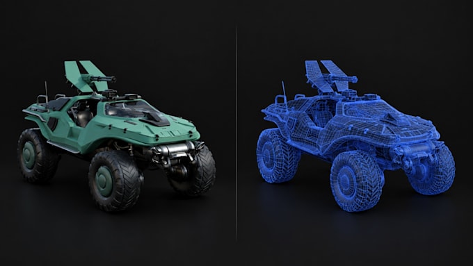 create professional 3d game assets and props for games
