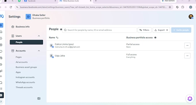 et up bulk SMS, facebook business manager and whatsapp API