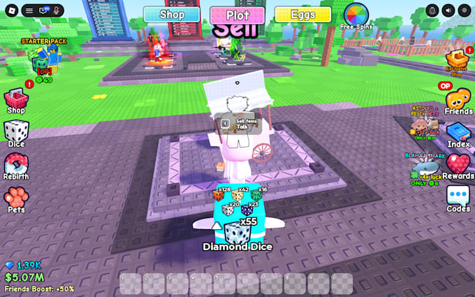 play roblox with you