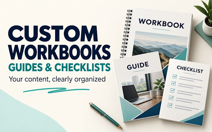 create a practical guide checklist or workbook from your content