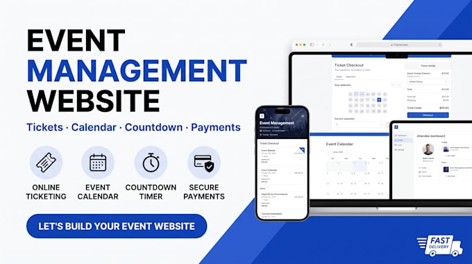 redesign wordpress event ticket website wordpress event management website