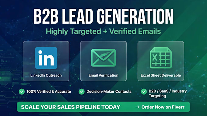 do b2b lead generation and email list building