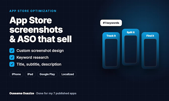 design app store screenshots and optimize your app store listing aso
