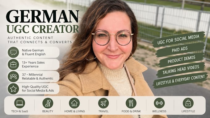 be your german spokesperson for authentic social media vids