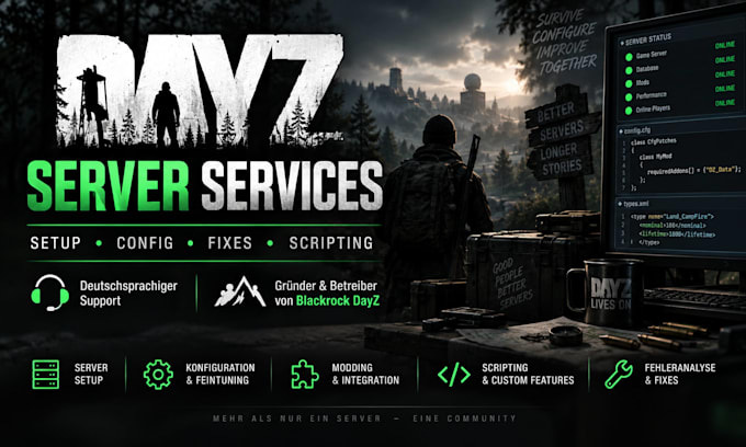 configure, optimize and troubleshoot your dayz server