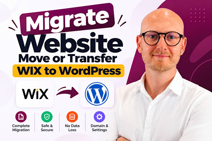 migrate wordpress website migration move or transfer wordpress wix to wordpress