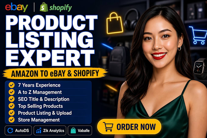 do ebay virtual assistant, ebay dropshipping  listing private lable amazon VA