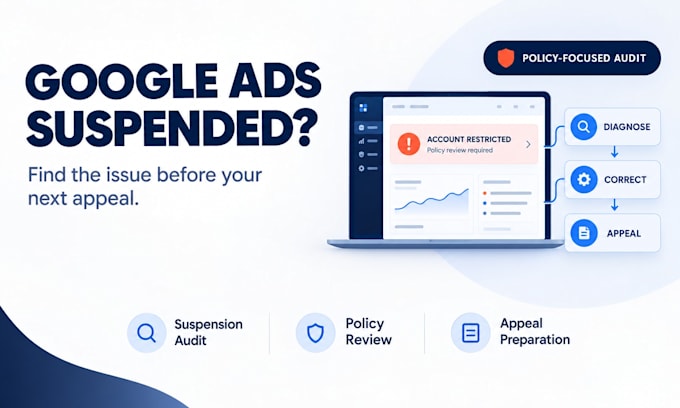 audit your google ads suspension and appeal