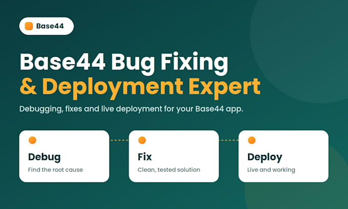 base44 bug fixing, base44 debugging, base44 expert, base44 app deployment
